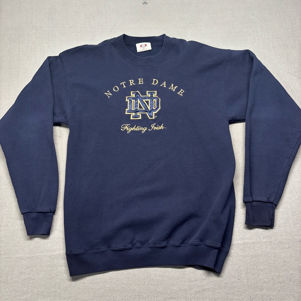 Vintage Olympus Notre Dame Fighting Irish Crewneck Pullover Size Large